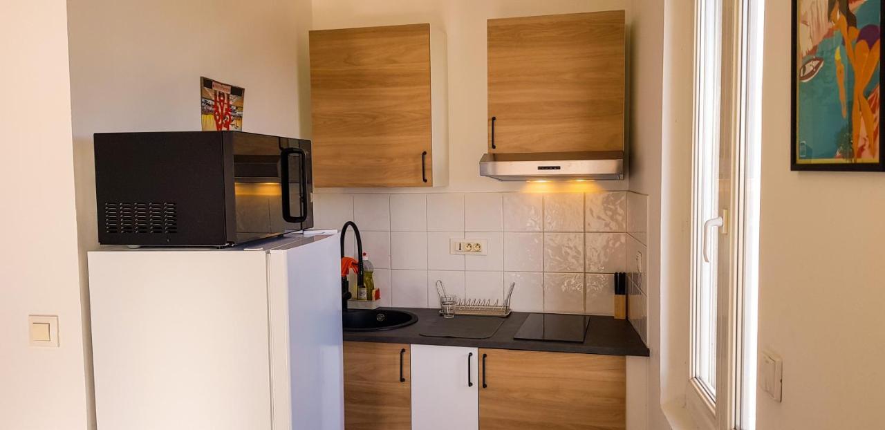 Appartement vue mer avec parking fermé La Ciotat Esterno foto