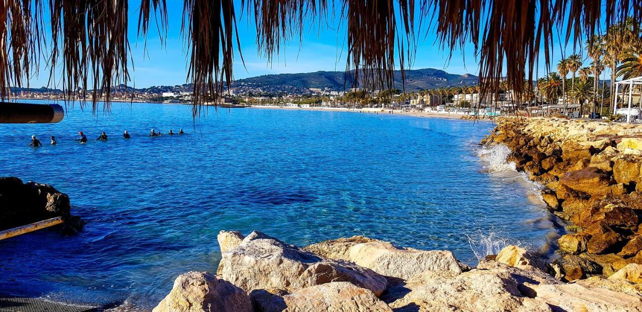 Appartement vue mer avec parking fermé La Ciotat Esterno foto