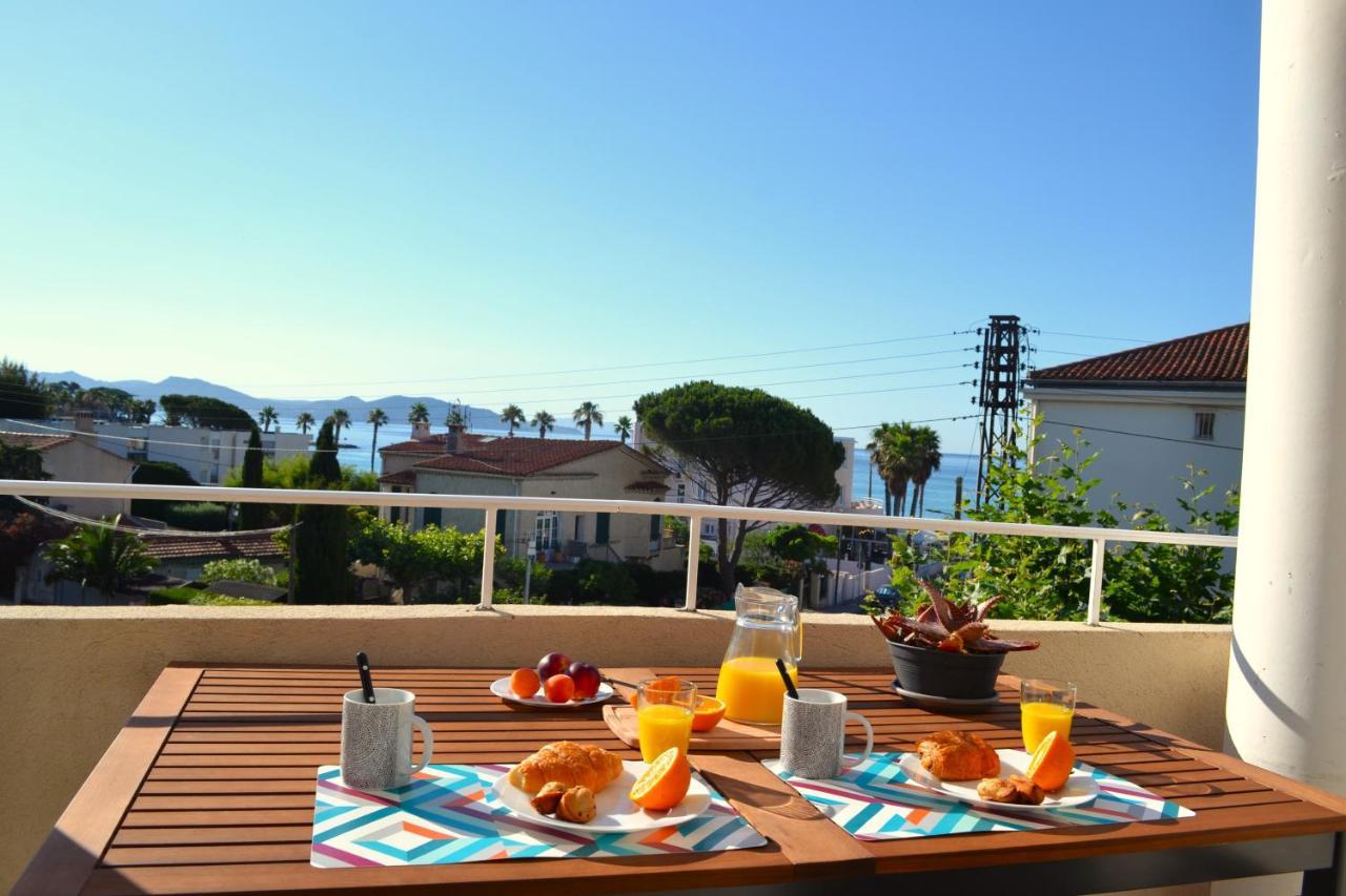 Appartement vue mer avec parking fermé La Ciotat Esterno foto