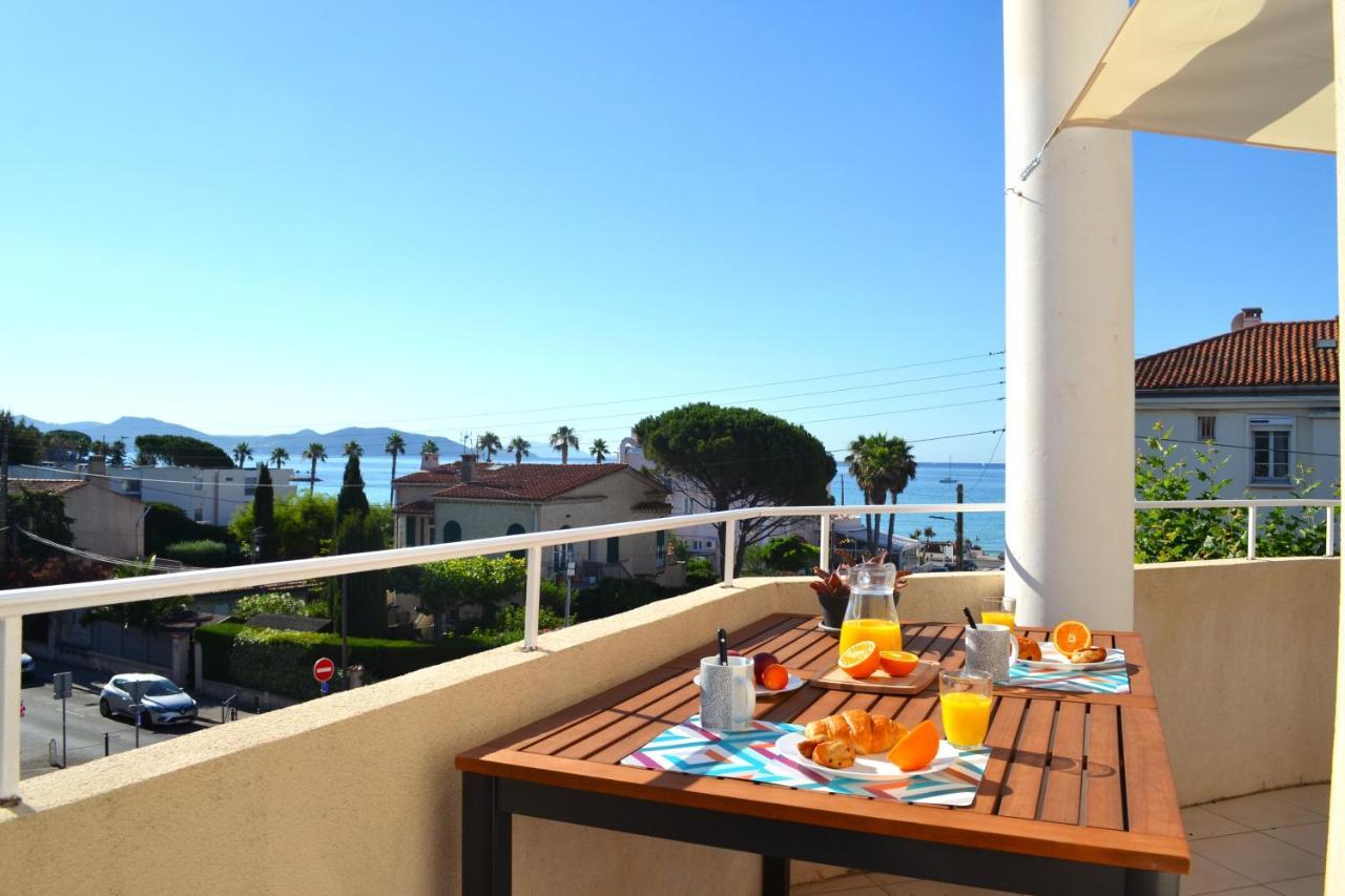 Appartement vue mer avec parking fermé La Ciotat Esterno foto
